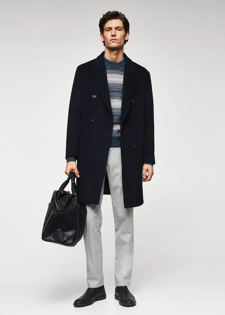 Wool overcoat