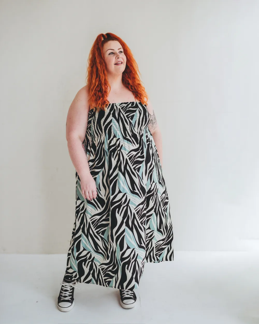 Zuri Zebra Pop Viscose Dress Skirt